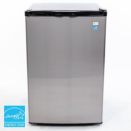 Avanti 4.5 cu. ft. Compact Refrigerator, Stainless Steel with Black Cabinet RMX45B3S
